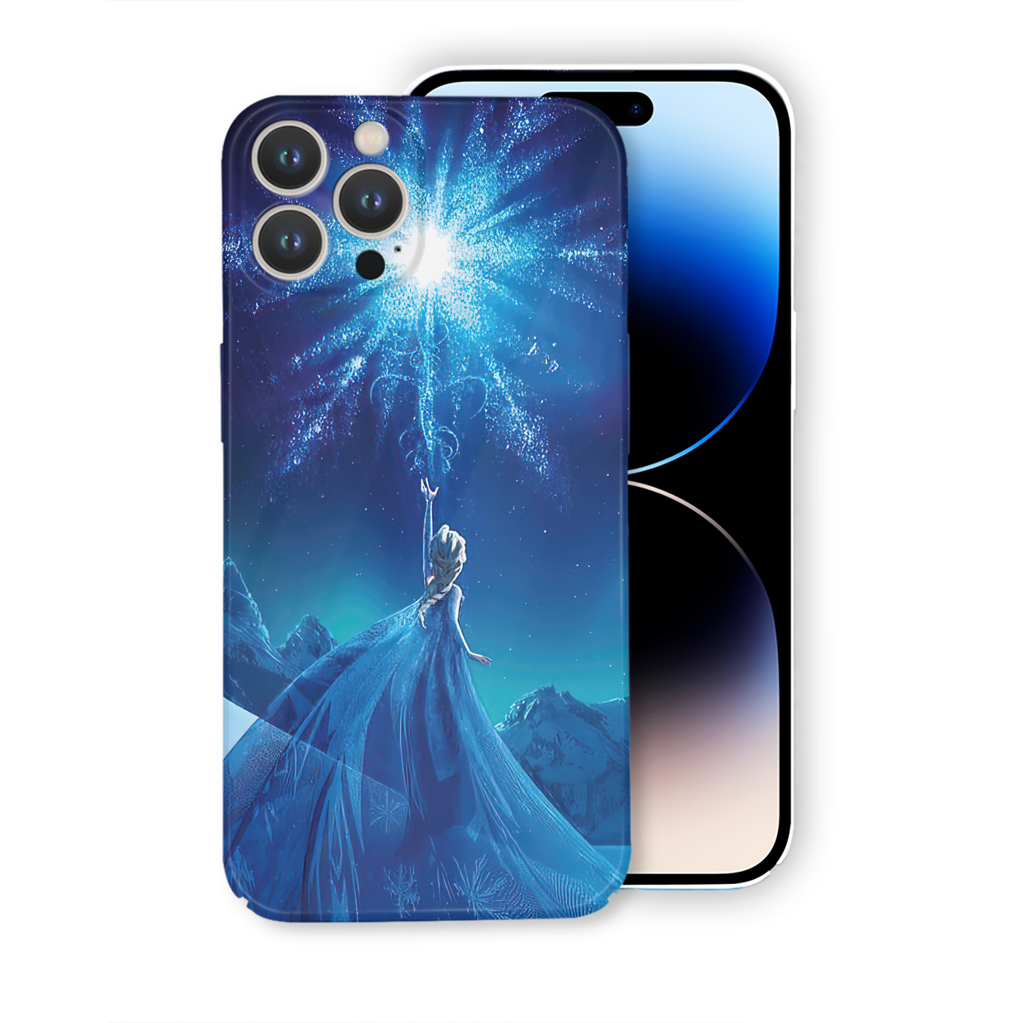 （画像用） アナと雪の女王 アンナ エルサ Frozen Anna Elsa 【iPhone 14シリーズ対応】ハードケース